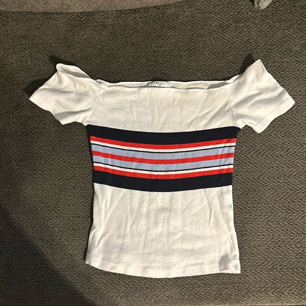Striped crop top